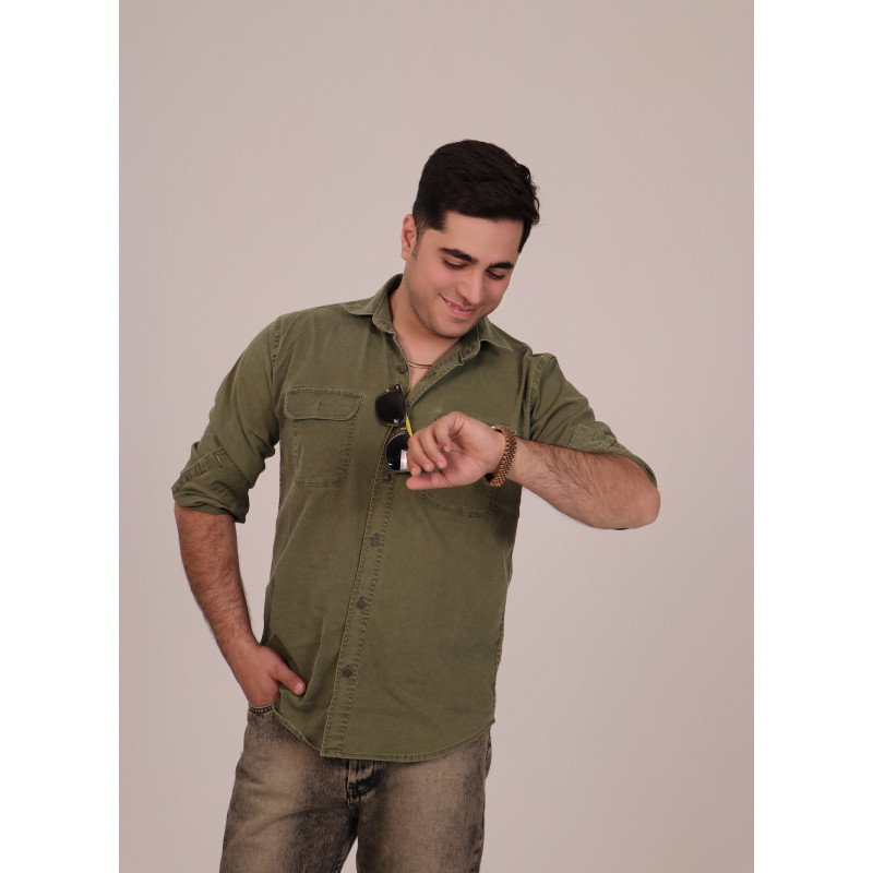 پیراهن دو جیب کبریتی