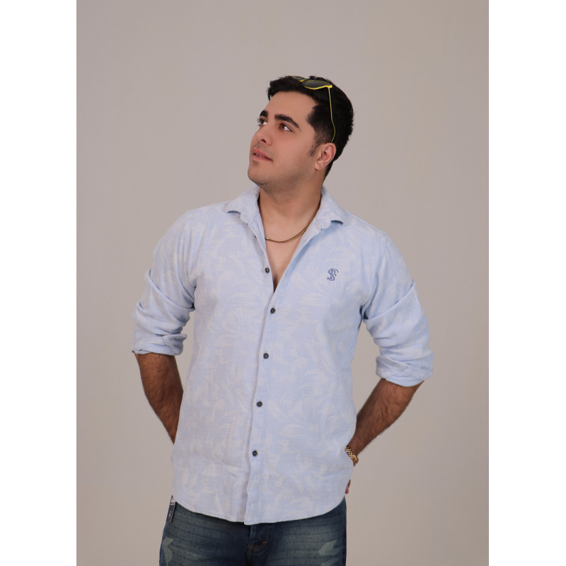 پیراهن  پشمی گل دار